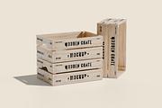 Wooded Crate Mockup, a Packaging Mockup by DSNA Mockup (Thumbnail 4 of 5)