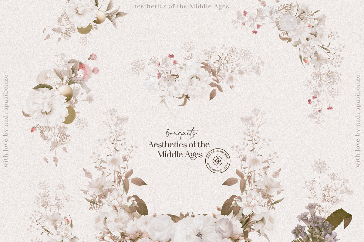 Middle Ages Aesthetics, a Pattern Graphic by nadispasibenko (Photo 4 of 17)