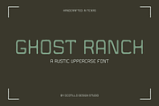 GHOST RANCH - Ocotillo Design Studio, a Sans Serif Font by Ocotillo Design Studio (Thumbnail 1 of 5)