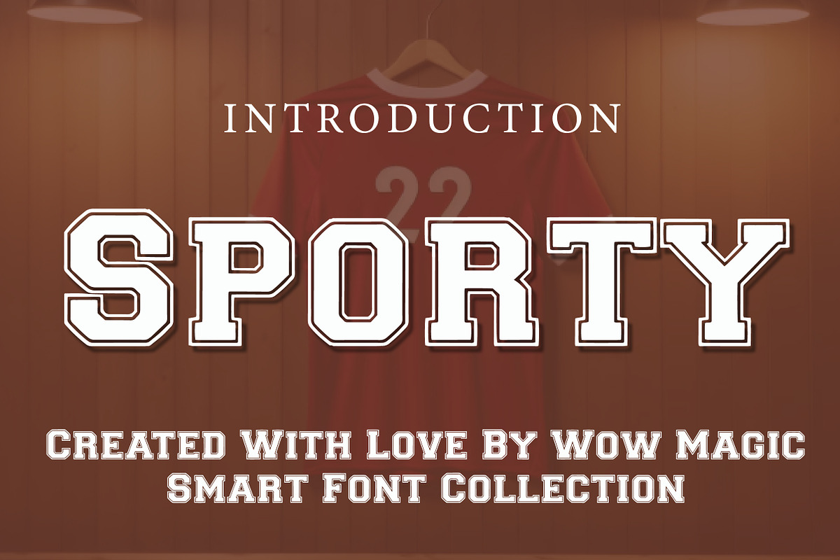 Sporty, a Slab Serif Font by Wow Magic (Photo 1 of 3)