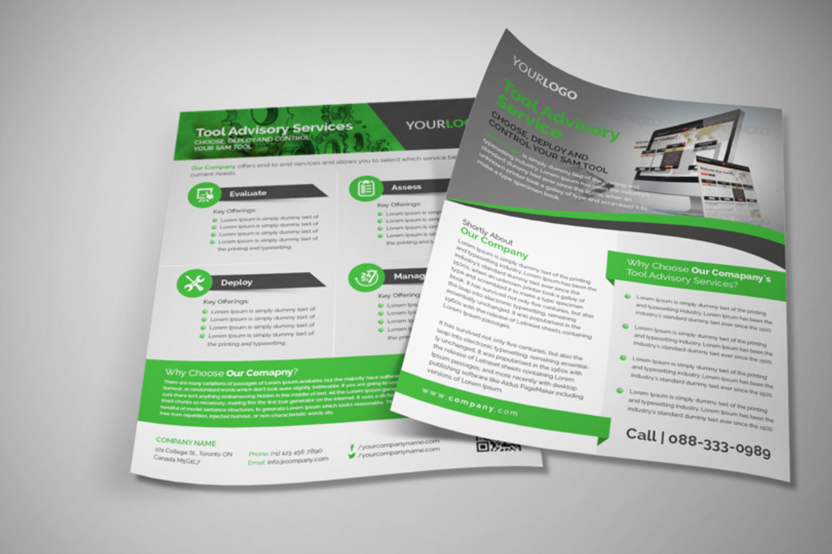 IT and Software Flyers, a Flyer Template by RQ Designs (Photo 3 of 11)