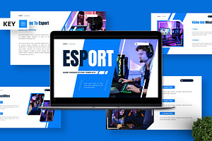 Esport - Game Keynote Templates, a Presentation Template by Deepslide Studio