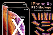 (INTRO SALE) iPhone XS and XS Max, an iPhone Mockup by RadekBroz (Thumbnail 1 of 10)