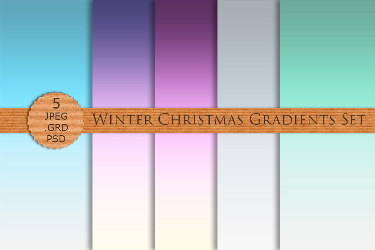 WINTER CHRISTMAS GRADIENTS Photoshop, a Gradient Add-On by Futurel (Photo 1 of 4)