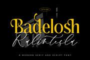 Badelosh Ralintesla Modern Font Duo, a Serif Font by Storytype Studio (Thumbnail 1 of 15)