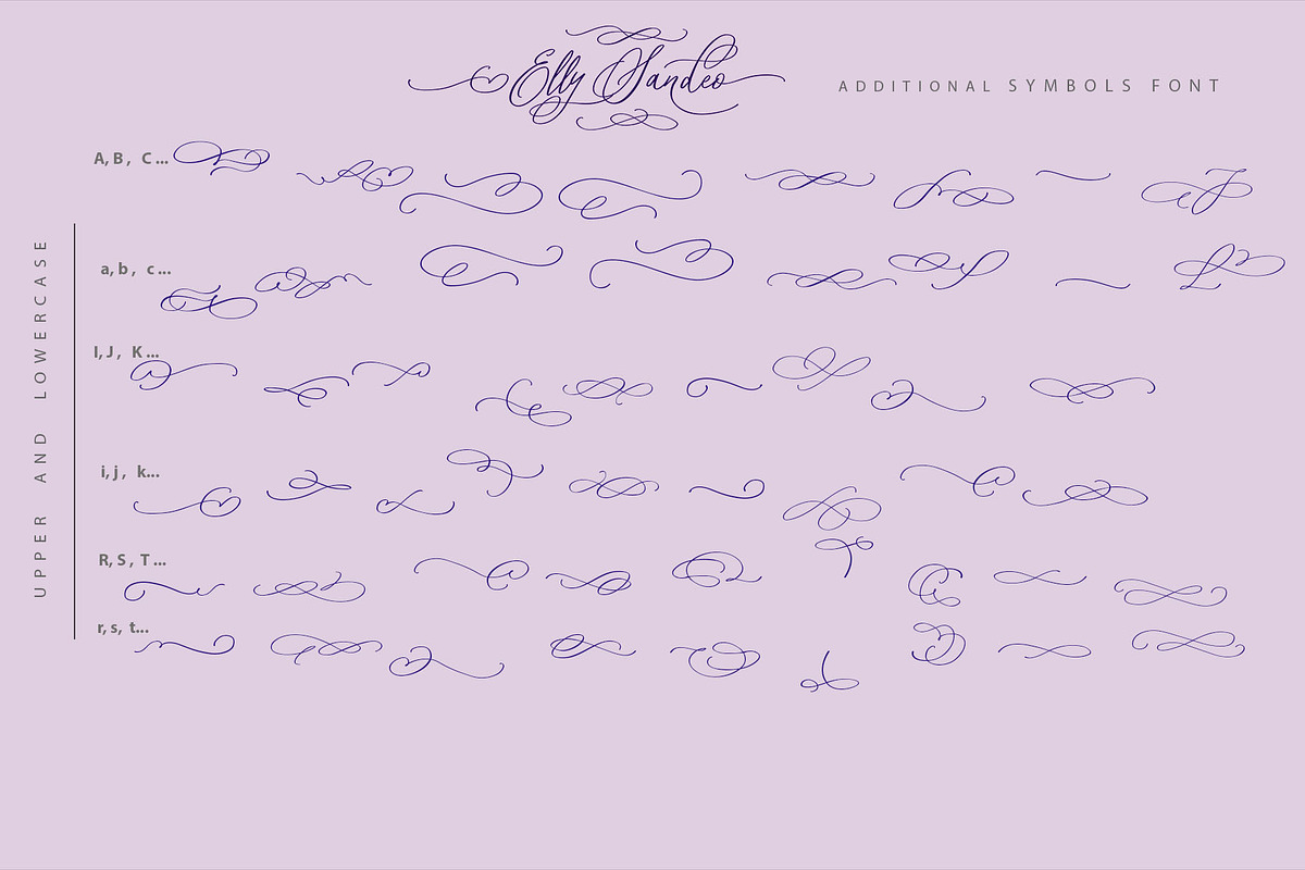 Elly Sandeo Wedding Cyrillic font, a Script Font by IraDvilyuk (Photo 11 of 18)