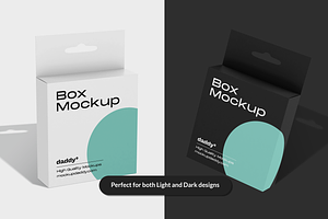 Hanger Box PSD Mockup