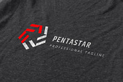 Pentagon Star Logo Template, a Branding & Logo Template by Izalsye (Thumbnail 4 of 5)
