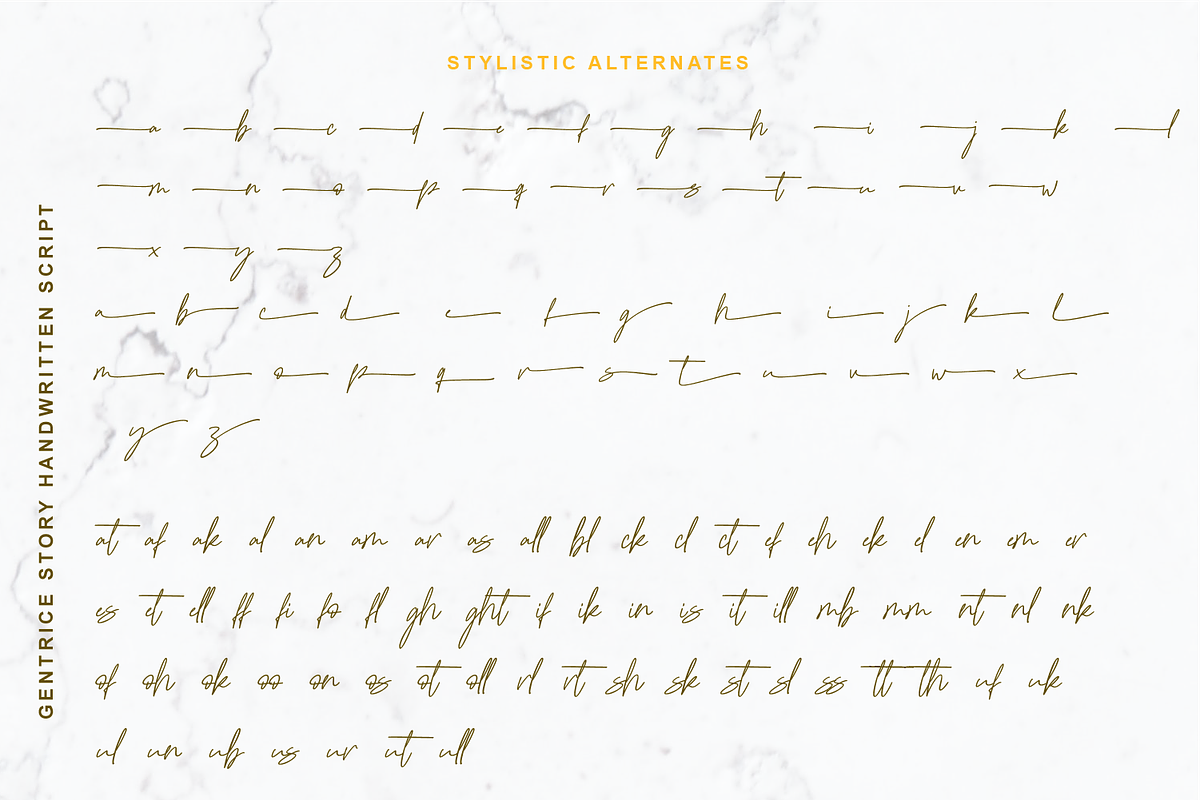 Gentrice Story - Handwritten Script, a Script Font by Fridaytype (Photo 10 of 10)