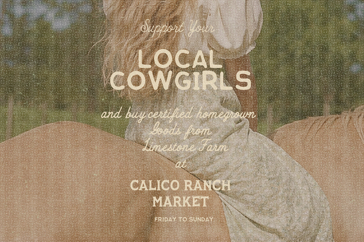 Rustic Handwritten Western Font Trio, a Handwritten Font by Laras Wonderland (Photo 6 of 11)