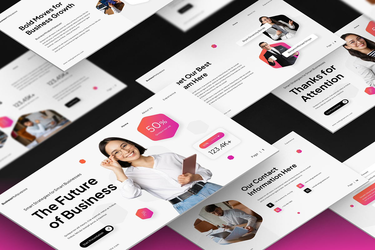 Business Multipurpose Presentation preview 5