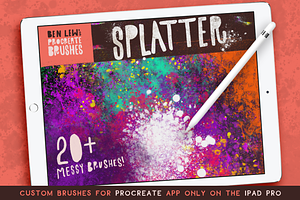 Procreate Splatter Brushes