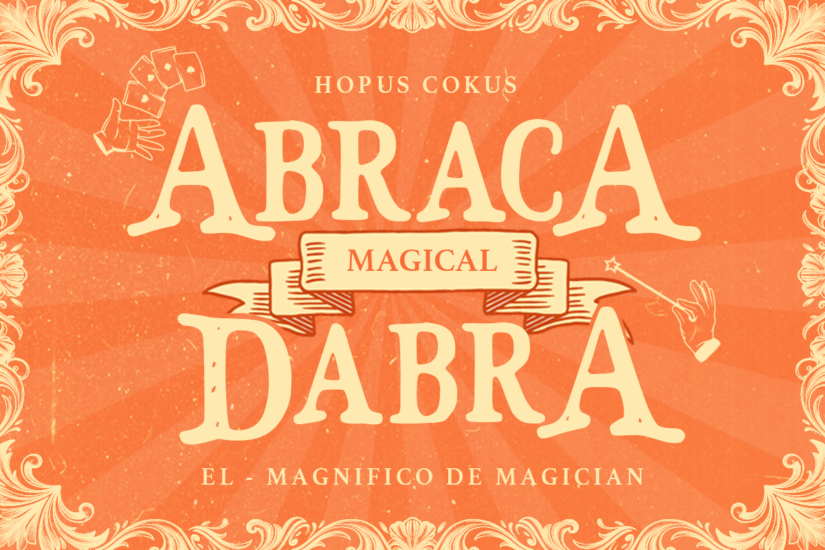 Arcoba - Vintage Circus Display, a Serif Font by Pandeka Studio (Photo 6 of 9)