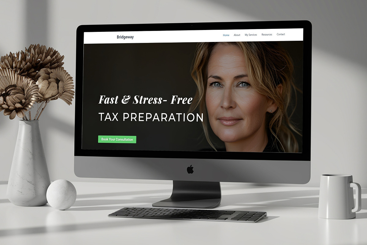 Bridgeway Tax Preparation Website preview 4