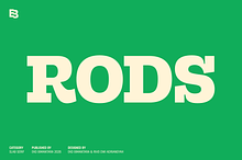 Rods; 72 Styles Slab Serif