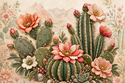 Beaded Flowering Cactus PNG, an Object Graphic by The Edit (Thumbnail 3 of 3)