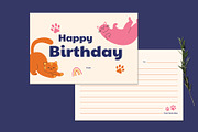 Cute Kids Birthday Greeting Card, a Card Template by Neermana (Thumbnail 2 of 4)