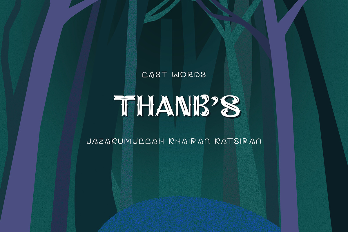 Landmilan Forest Duo Font, a Serif Font by delipensil (Photo 6 of 6)