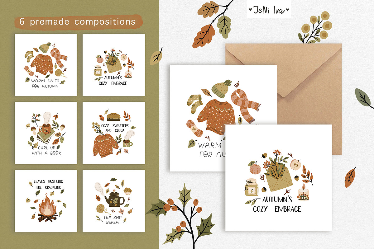 Cozy Autumn, a Decorative Illustration by Jenny Quince (Photo 4 of 8)