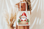 Watercolor Christmas Gnomes Clipart, an Illustration by DreamCafeArt (Thumbnail 6 of 6)