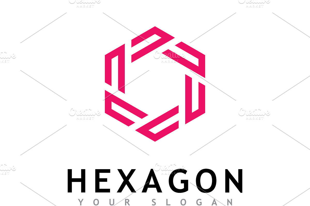 Creative Hexagon logo vector design, a Branding & Logo Template by T.Vooka