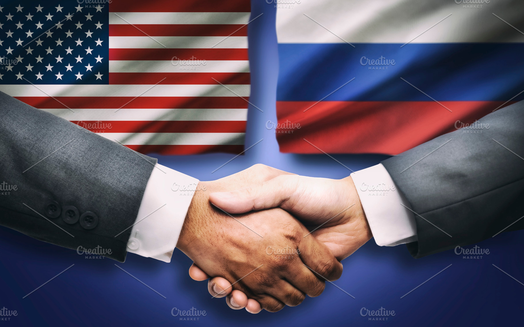 Diplomatic agreement between Ukraine and Russia, a Background Photo by Davizro's Market
