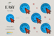 Sticker Mockup, a Product Mockup by Andrew Skoch Design (Thumbnail 2 of 6)