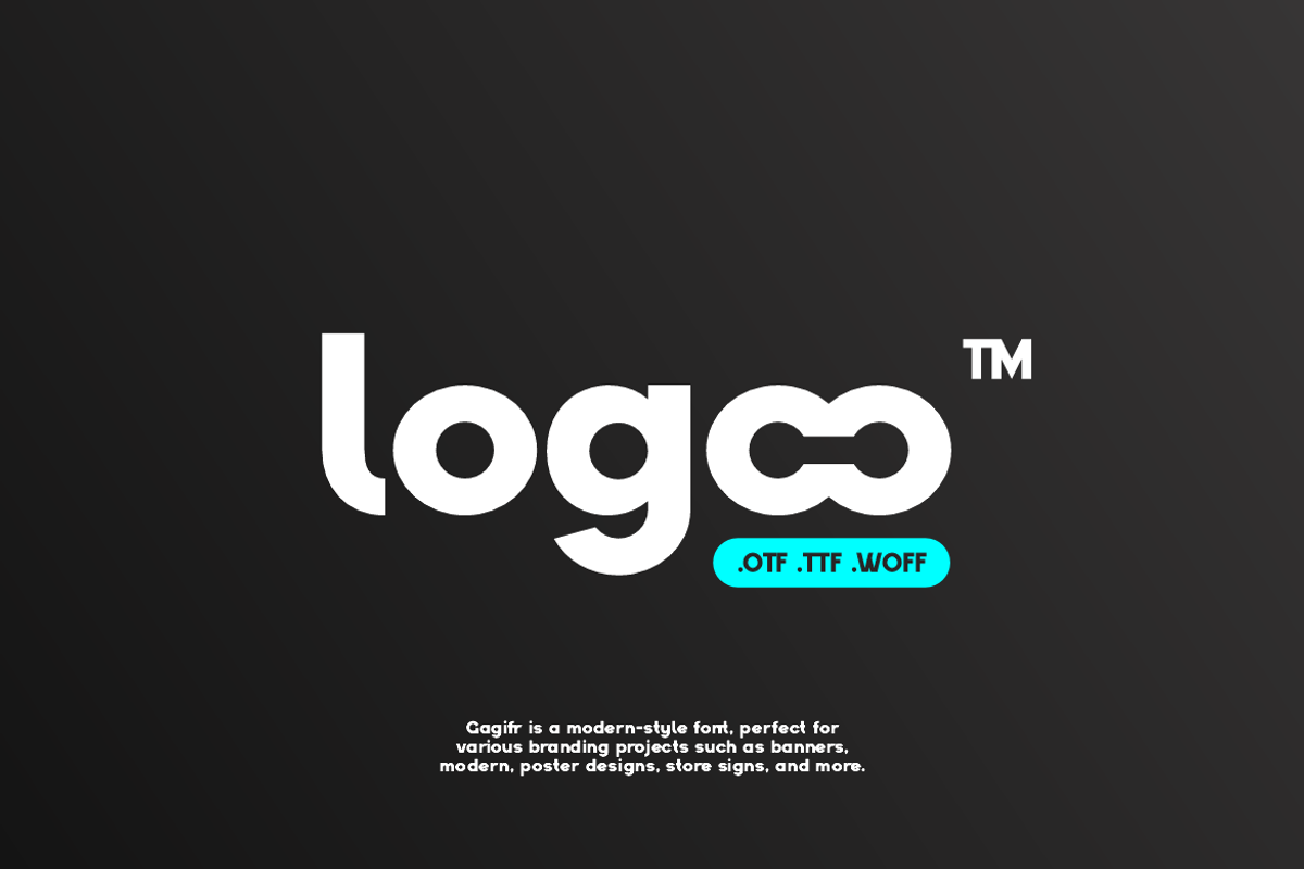 Gagifr - Bold Display Sans Font, a Sans Serif Font by Iqsiart Studio (Photo 4 of 15)
