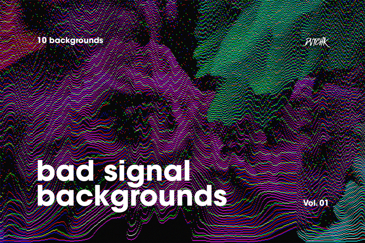 Bad Signal Backgrounds Vol. 01, a Background Graphic by dvtchk (Photo 5 of 10)