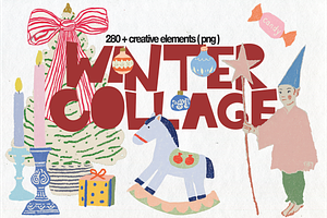 Winter collage, an Object Graphic by Aleks.Flaks