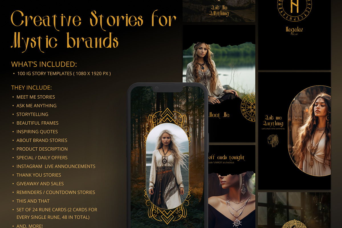 Spiritual Instagram Templates, Canva, a Social Media Template by Under My Cozy Roof (Photo 3 of 9)