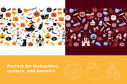 Halloween Clipart & Patterns, a Seasonal Illustration by VasilkovS (Thumbnail 5 of 6)