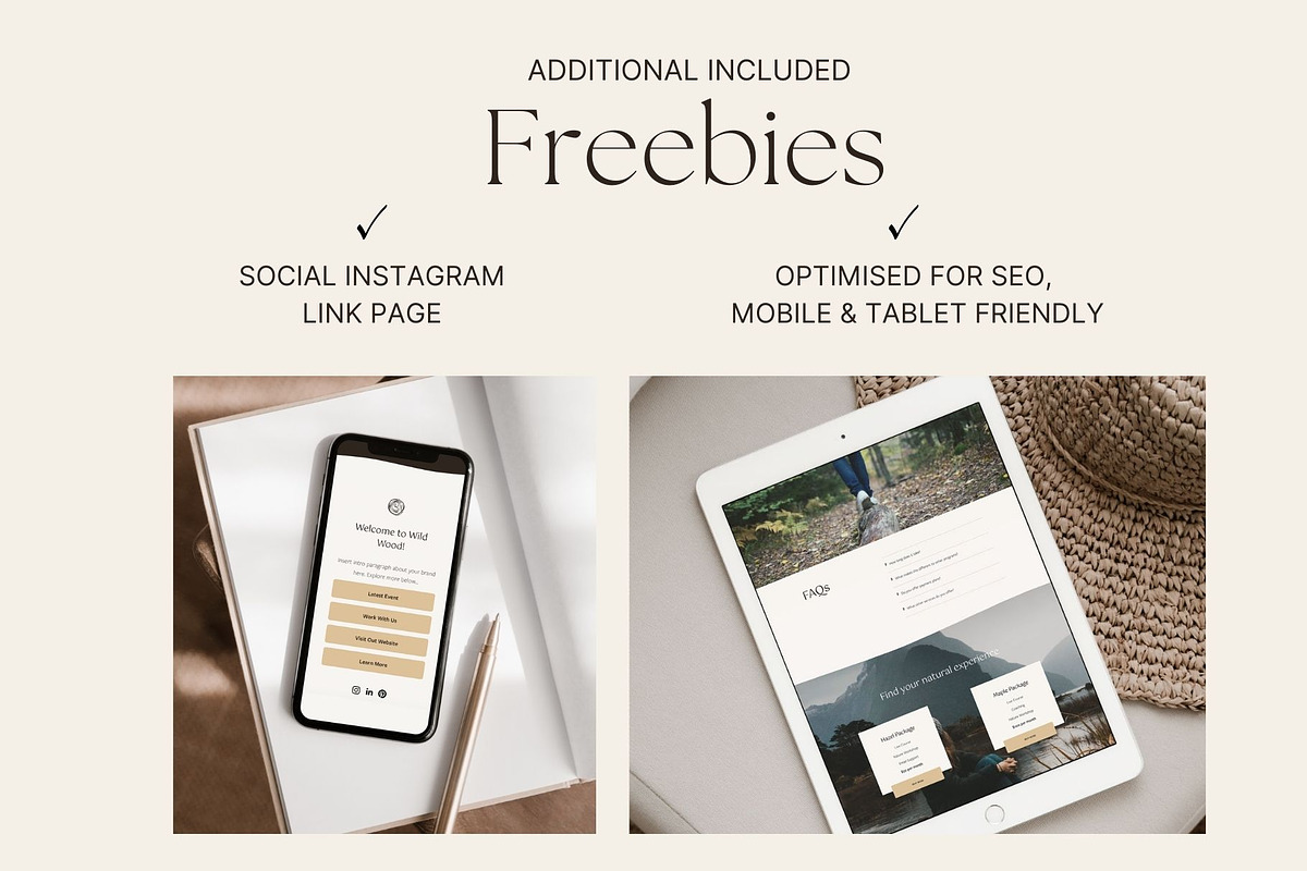 Eco Sustainable Nature Website, a Squarespace Template by CreativeWilderness (Photo 9 of 11)