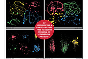 INKY DRIPS & SPLATTER, an Object Graphic by Electric Treehaus (Thumbnail 2 of 4)