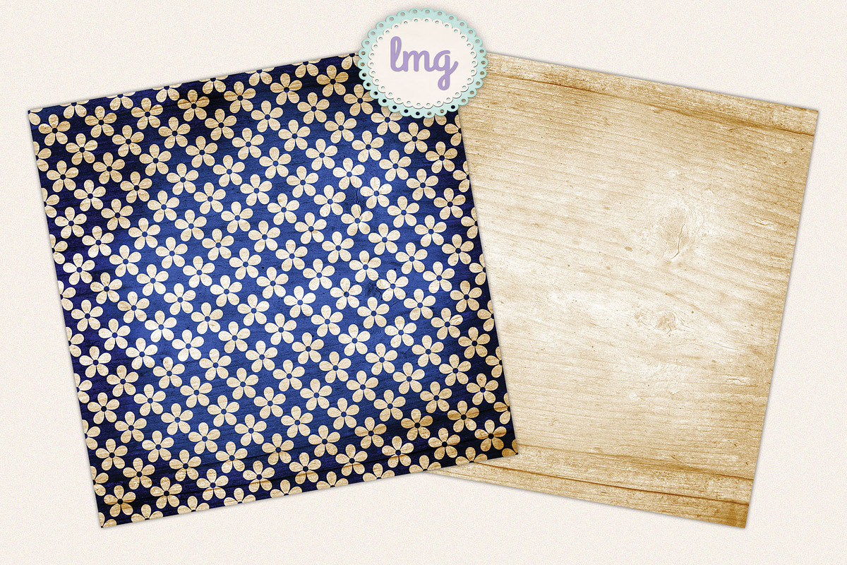 Americana Fourth Scrapbook Papers, a Pattern Graphic by Lavender Mint Graphics (Photo 5 of 6)