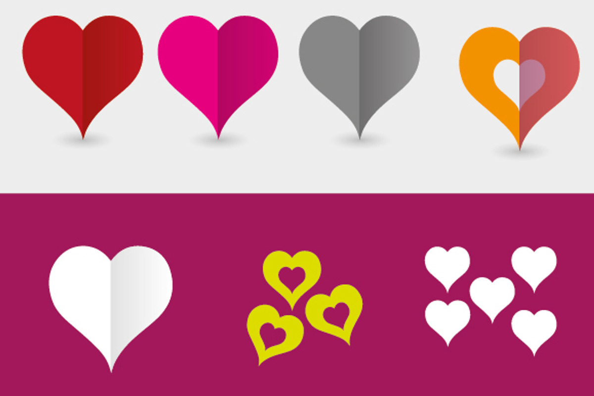 Colorful Flat Hearts (Icons), an Icon by SUBCUTANEO STORE (Photo 3 of 3)