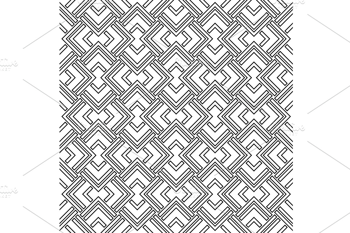 Seamless Geometric Vector Background, an Illustration by FineArtStudio (Photo 1 of 3)