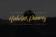 Moenier Script Font, a Script Font by Hindia Studio (Thumbnail 6 of 9)