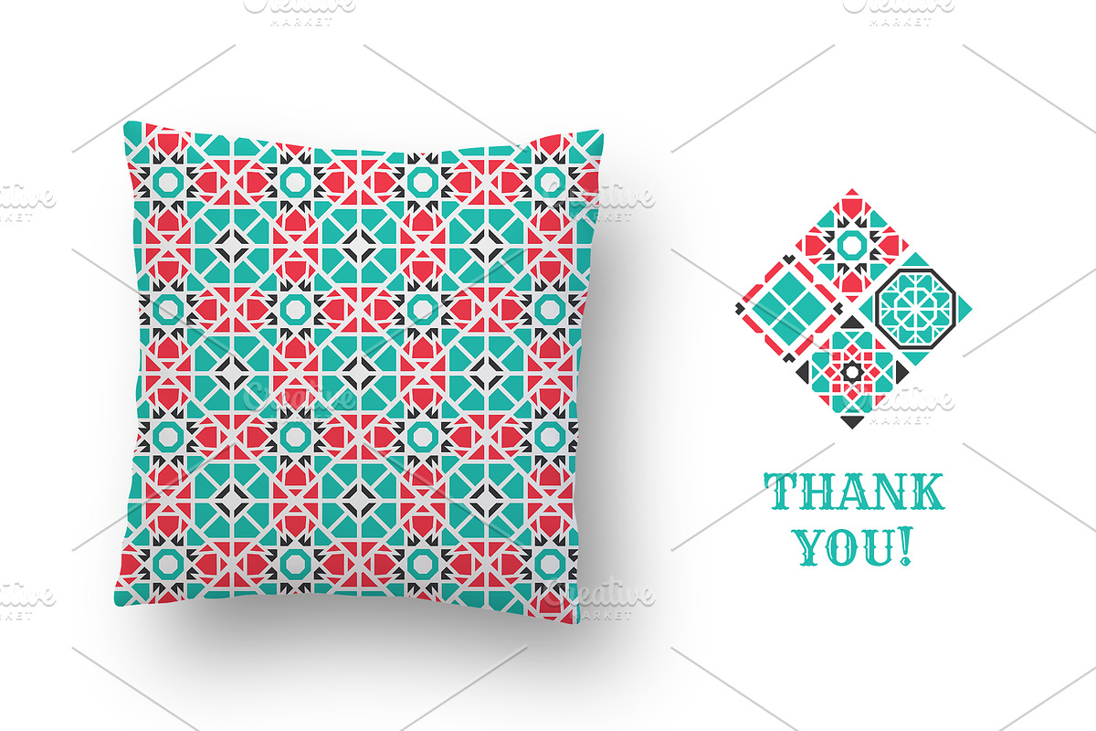 Turkish seamless tiles, a Pattern Graphic by dacascas (Photo 5 of 5)