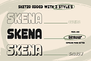 Sketzo - Handwritten Display Font, a Sans Serif Font by Pandeka Studio (Thumbnail 3 of 9)