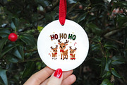 HO HO HO Reindeer PNG, an Illustration by DreamArtGraphic (Thumbnail 5 of 5)