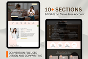 Life Coach Website Template – Canva, a Landing Page Template by AwaisTheTechie (Thumbnail 2 of 5)