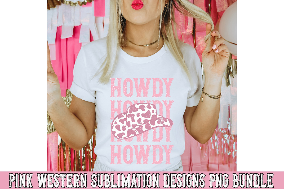 Pink Western SVG PNG Bundle