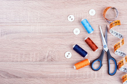 Sewing background featuring accessory, apparel, and background, an Arts & Entertainment Photo by LanaSweet