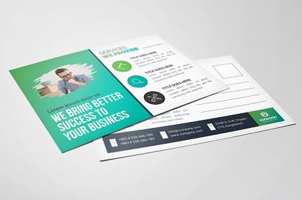 Post Card Template, a Card Template by Alice_s
