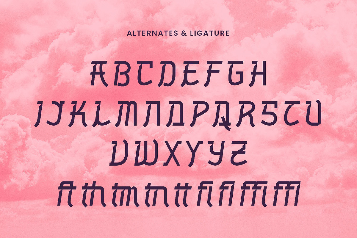 Tokyo Pinku - Japanese Display Font, a Script Font by AQR Studio