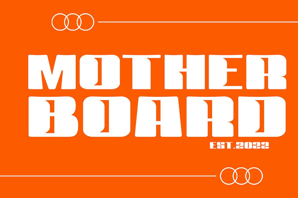 Bigra Retro Display Font, a Sans Serif Font by Luna Shop (Photo 4 of 5)