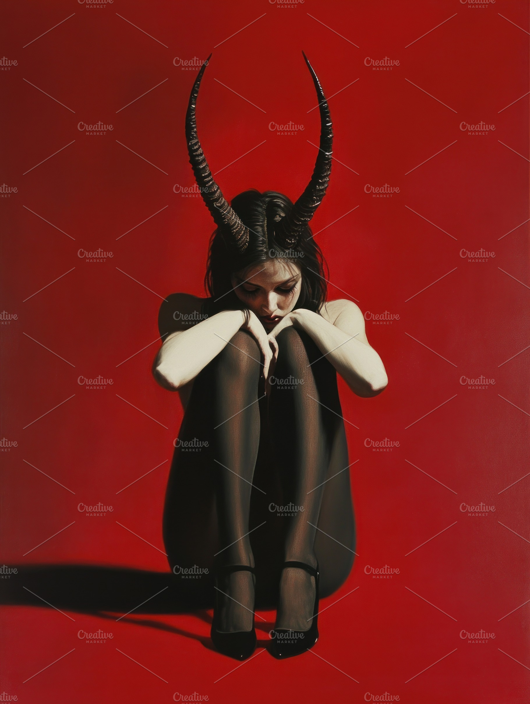 devil woman with horns, a Photo by Pictures for you!!!!!!!!!