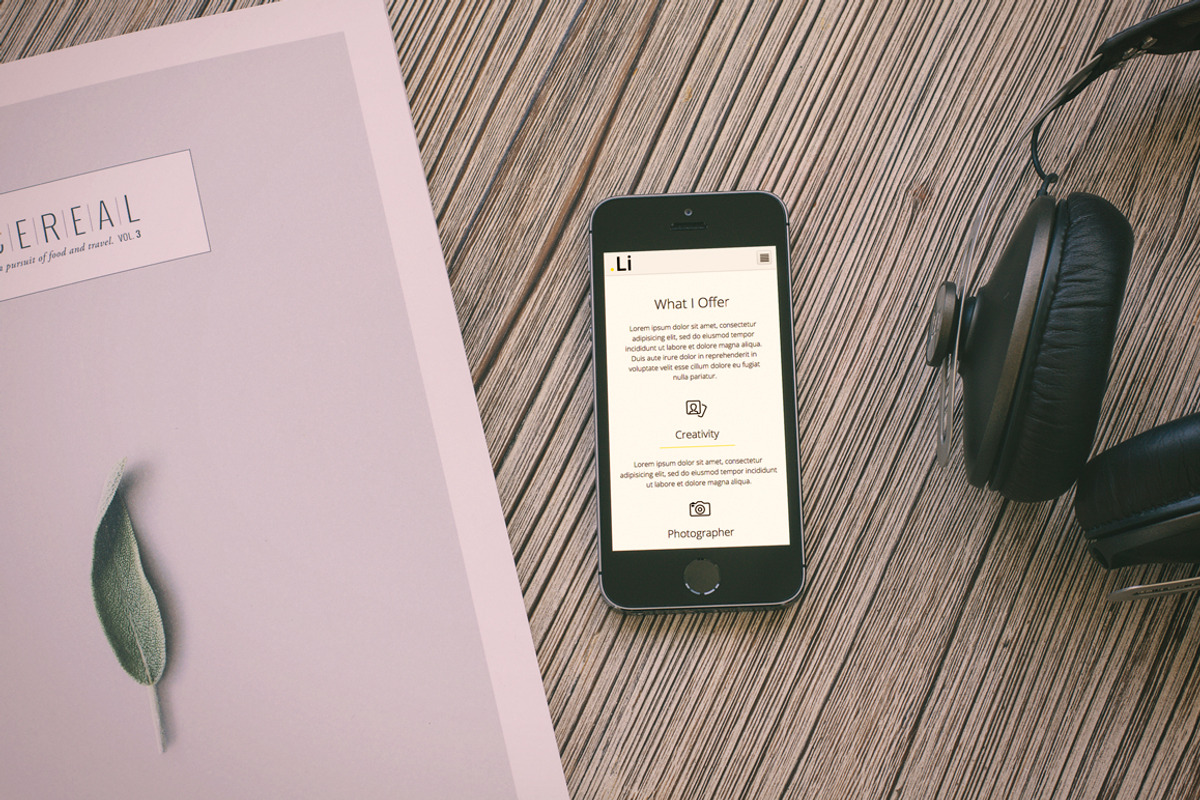 Li Photographer HTML Template, a HTML Template by GT3 Themes (Photo 4 of 4)