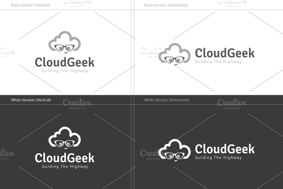 Cloud Geek Logo, a Branding & Logo Template by ArtFusion (Photo 5 of 5)